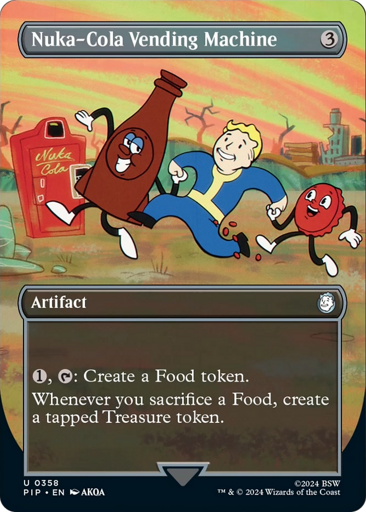 Nuka-Cola Vending Machine (Borderless) [Fallout] Magic: The Gathering