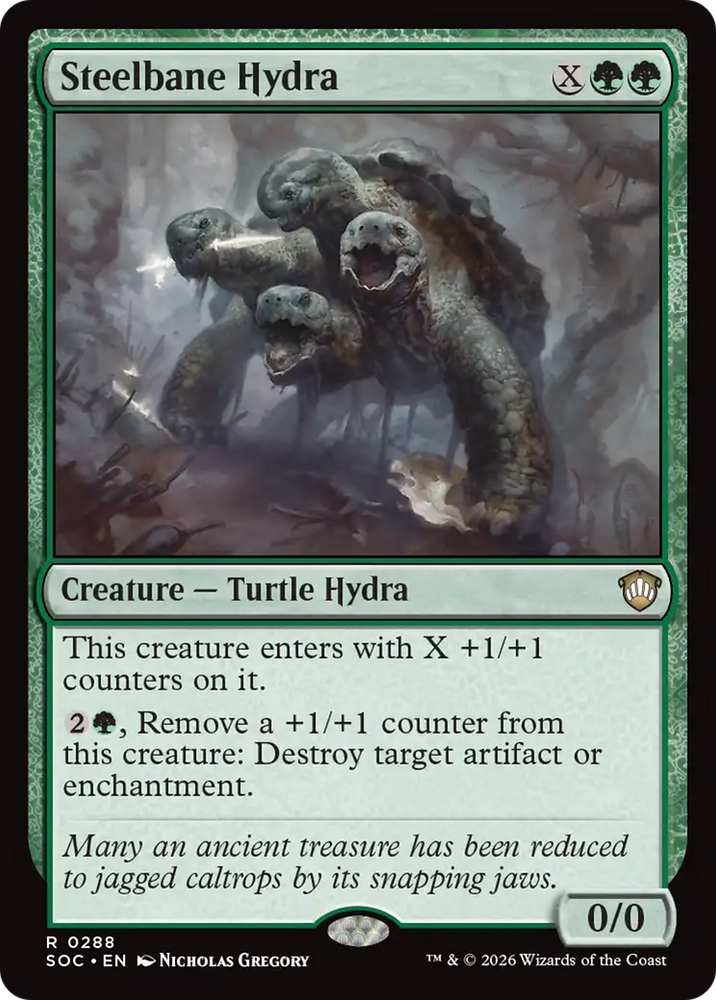 Steelbane Hydra [Secrets of Strixhaven Commander] Magic: The Gathering