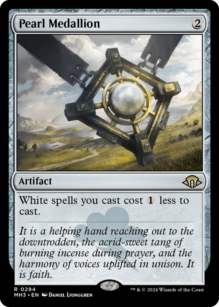 Pearl Medallion [Modern Horizons 3] Magic: The Gathering