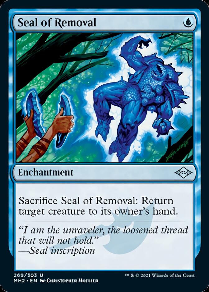 Seal of Removal (Foil Etched) [Modern Horizons 2] Magic: The Gathering