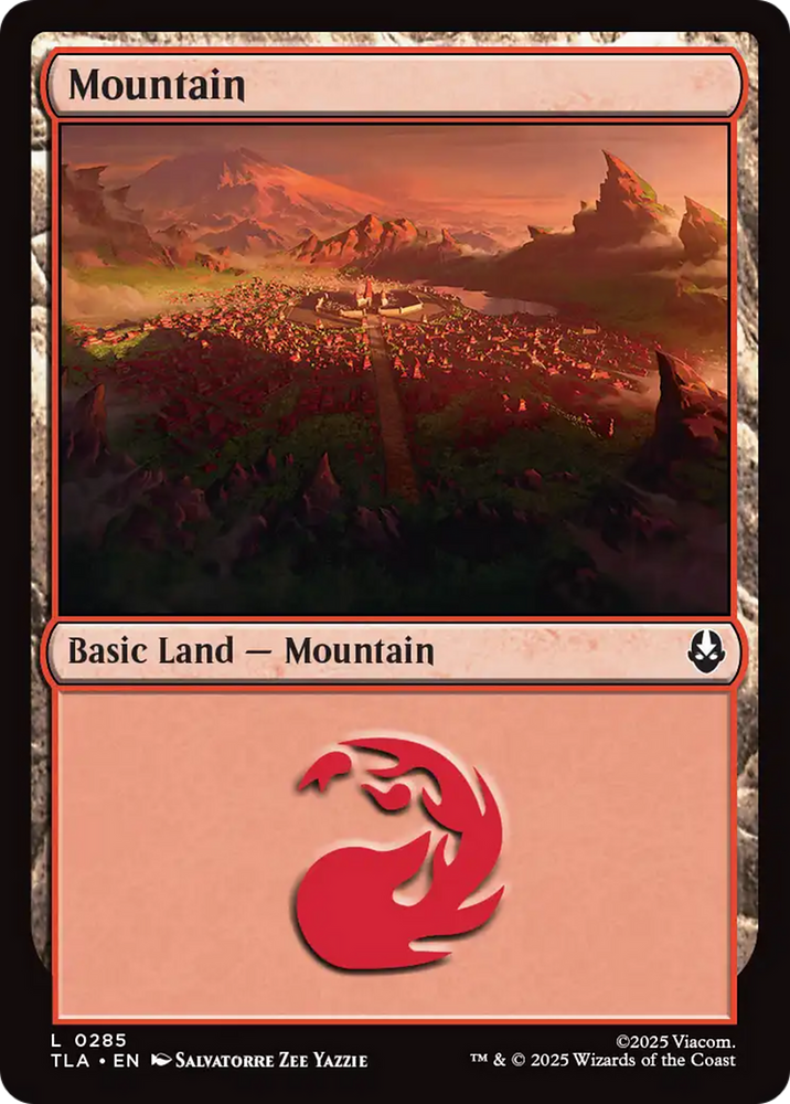 Mountain (0285) [Avatar: The Last Airbender] Magic: The Gathering