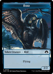 Servo // Bird Double-Sided Token [Modern Horizons 3 Tokens] Magic: The Gathering