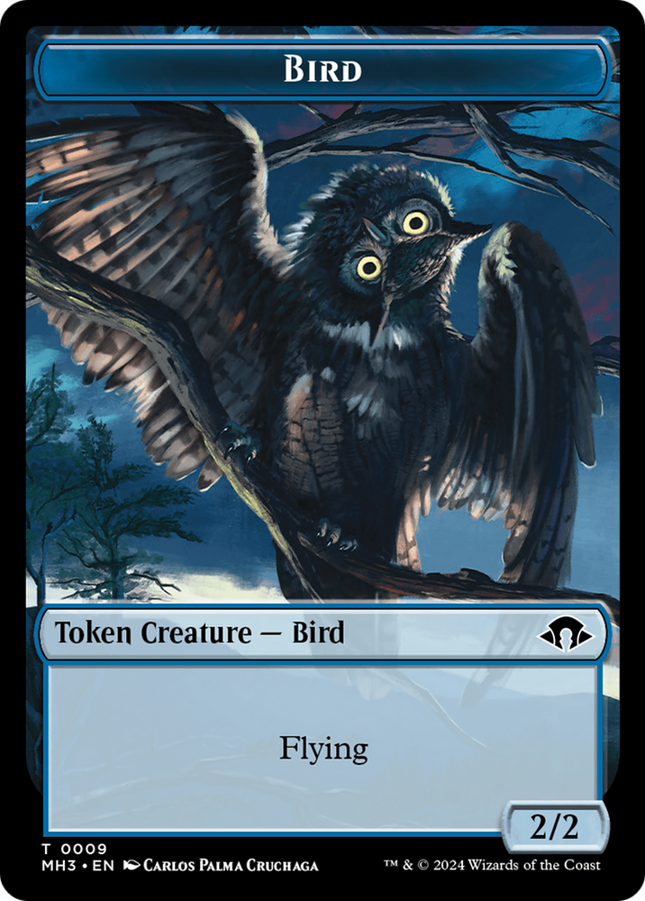 Eldrazi Spawn // Bird Double-Sided Token [Modern Horizons 3 Tokens] Magic: The Gathering