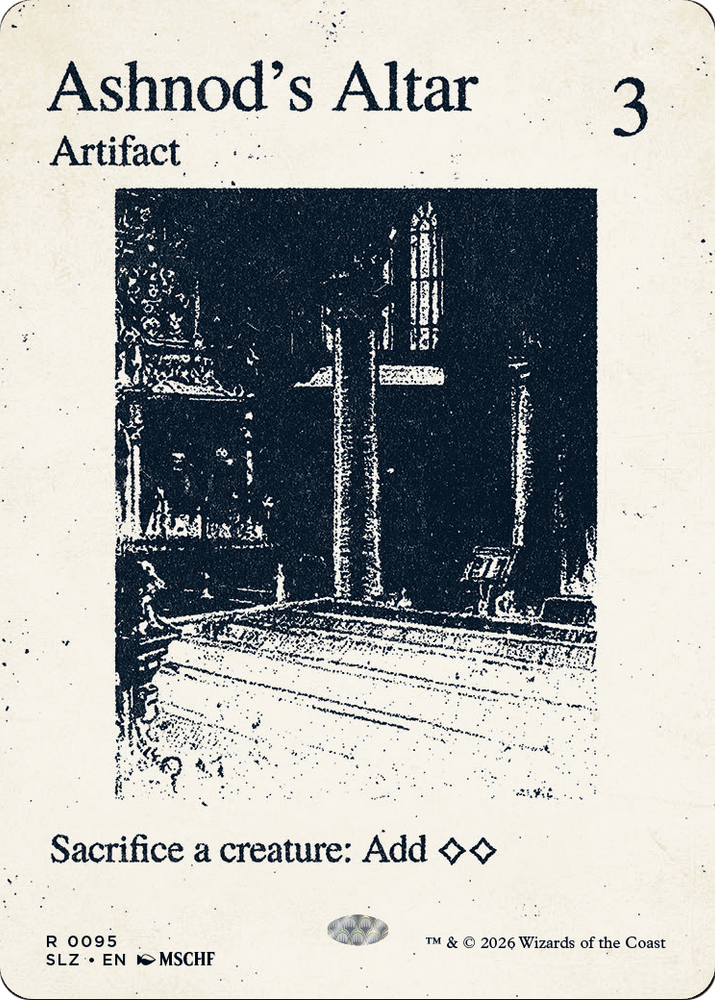 Ashnod's Altar (0095) [Secret Lair x MSCHF: The Zeta Set] Magic: The Gathering