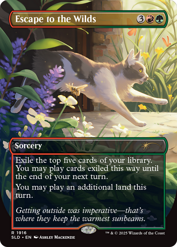 Escape to the Wilds (1916) [Secret Lair Drop Series] Magic: The Gathering