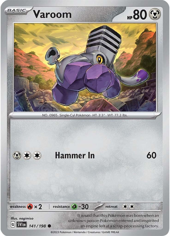 Varoom (141/198) [Scarlet & Violet: Base Set] Pokémon