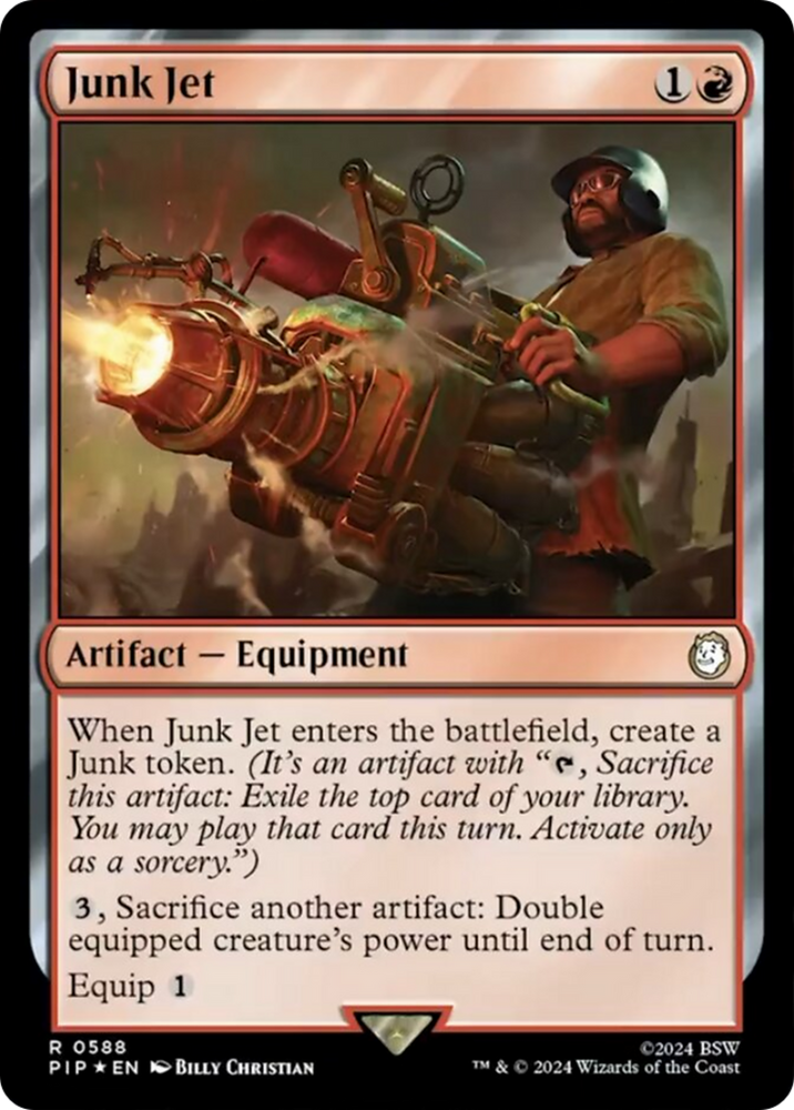 Junk Jet (Surge Foil) [Fallout] Magic: The Gathering