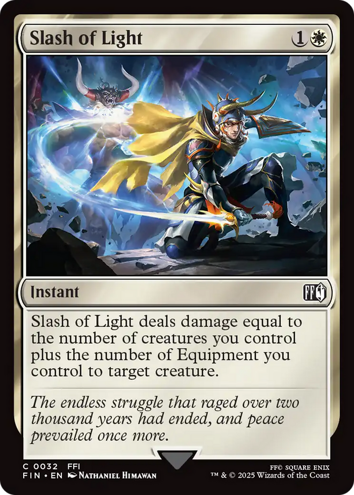 Slash of Light [FINAL FANTASY] Magic: The Gathering
