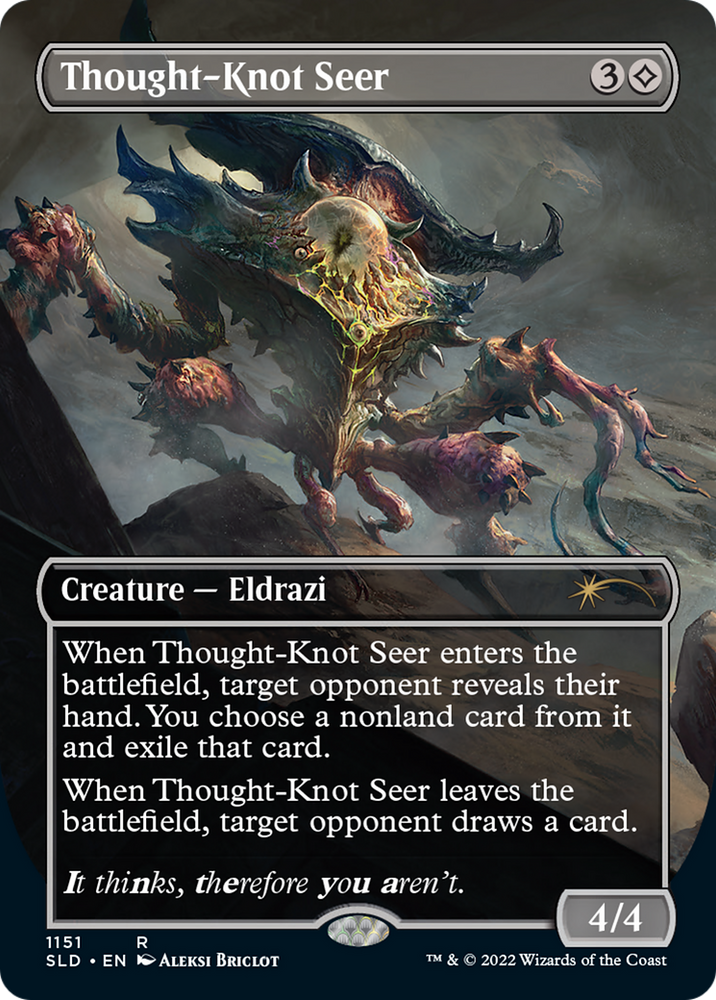 Thought-Knot Seer (1151) (Borderless) [Secret Lair Drop Series] Magic: The Gathering