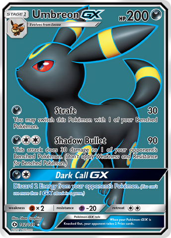 Umbreon GX (142/149) [Sun & Moon: Base Set] Pokémon