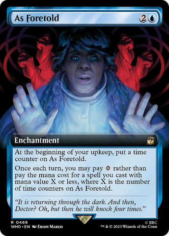 As Foretold (Extended Art) [Doctor Who] Magic: The Gathering