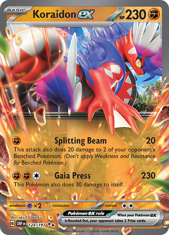 Koraidon ex (124/197) [Scarlet & Violet: Obsidian Flames] Pokémon