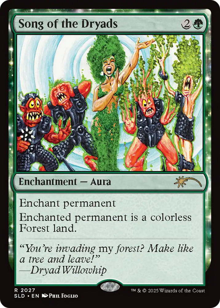 Song of the Dryads (2027) [Secret Lair Drop Series] Magic: The Gathering