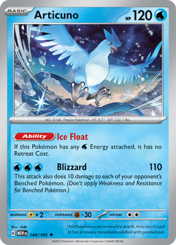 Articuno (144/165) [Scarlet & Violet 151] Pokémon