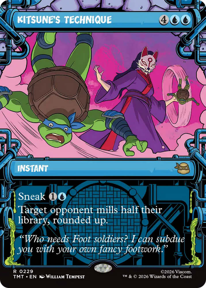 Kitsune's Technique (Showcase) [Teenage Mutant Ninja Turtles] Magic: The Gathering