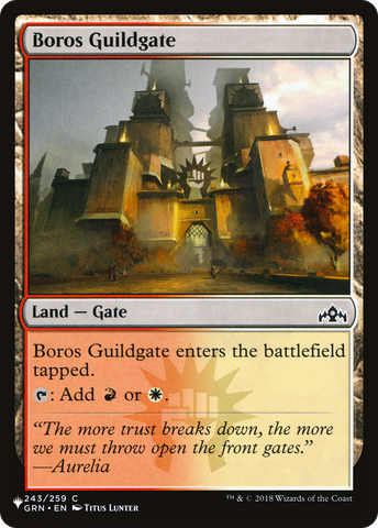Boros Guildgate [The List] Magic: The Gathering
