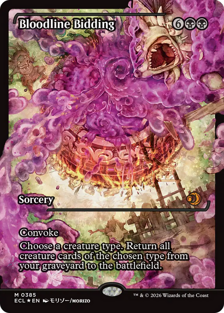 Bloodline Bidding (Showcase) [Lorwyn Eclipsed] Magic: The Gathering