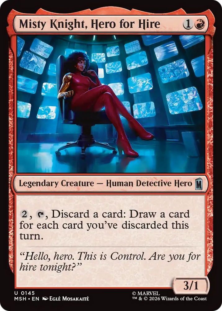 Misty Knight, Hero for Hire [Marvel Super Heroes] Magic: The Gathering