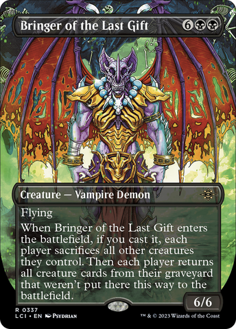 Bringer of the Last Gift (Borderless) [The Lost Caverns of Ixalan] Magic: The Gathering