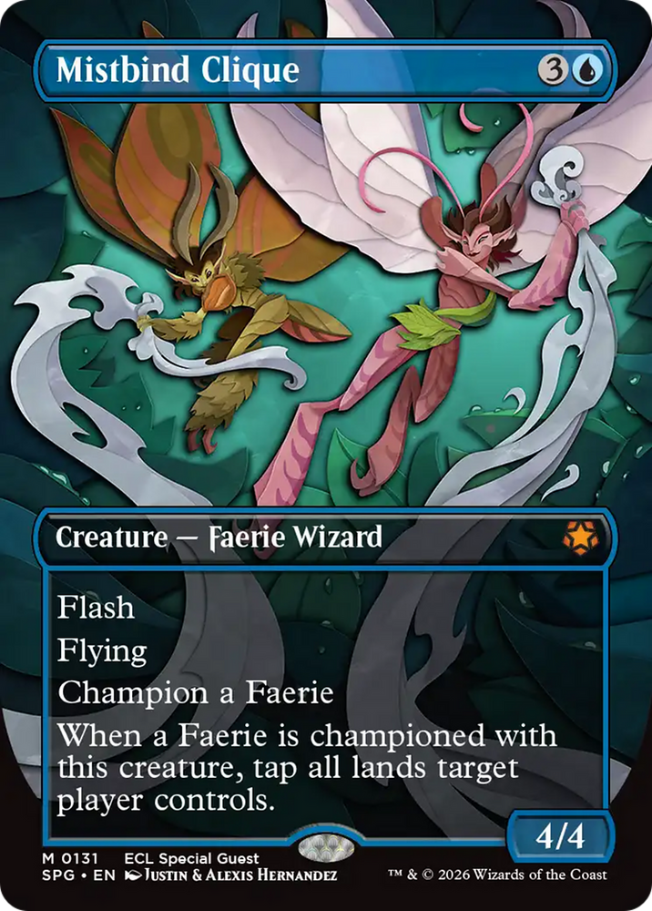 Mistbind Clique (Borderless) [Lorwyn Eclipsed Special Guests] Magic: The Gathering