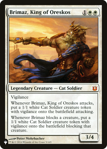 Brimaz, King of Oreskos [The List] Magic: The Gathering