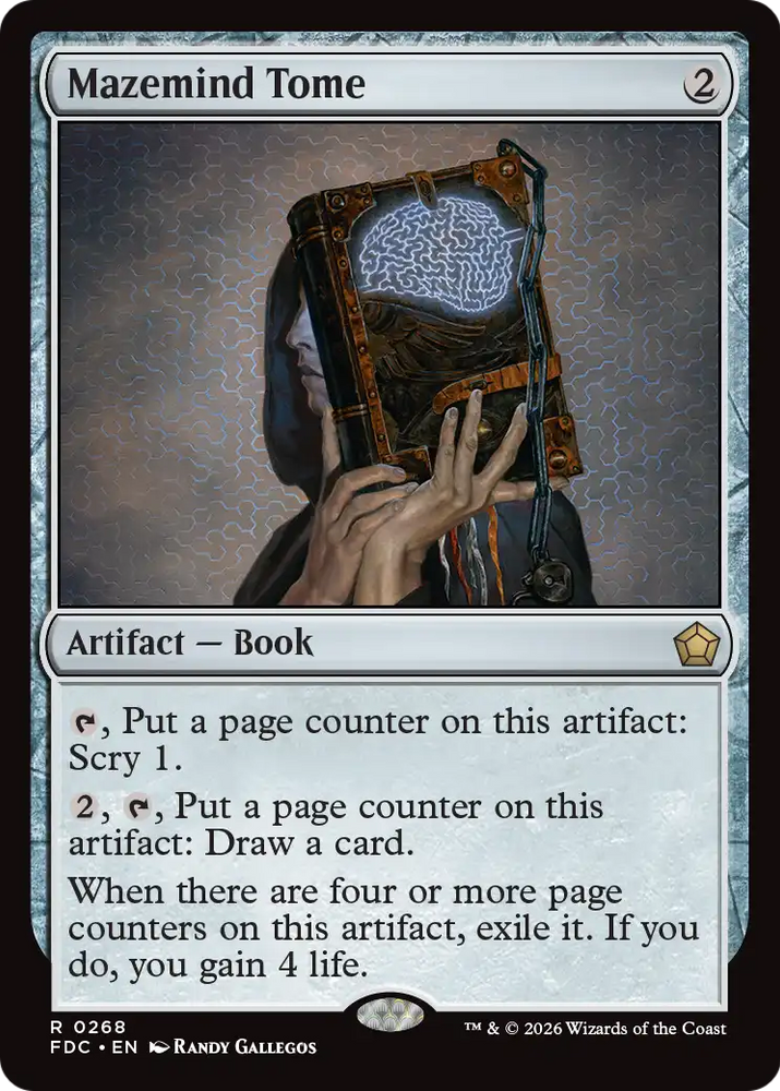 Mazemind Tome [Foundations Commander] Magic: The Gathering