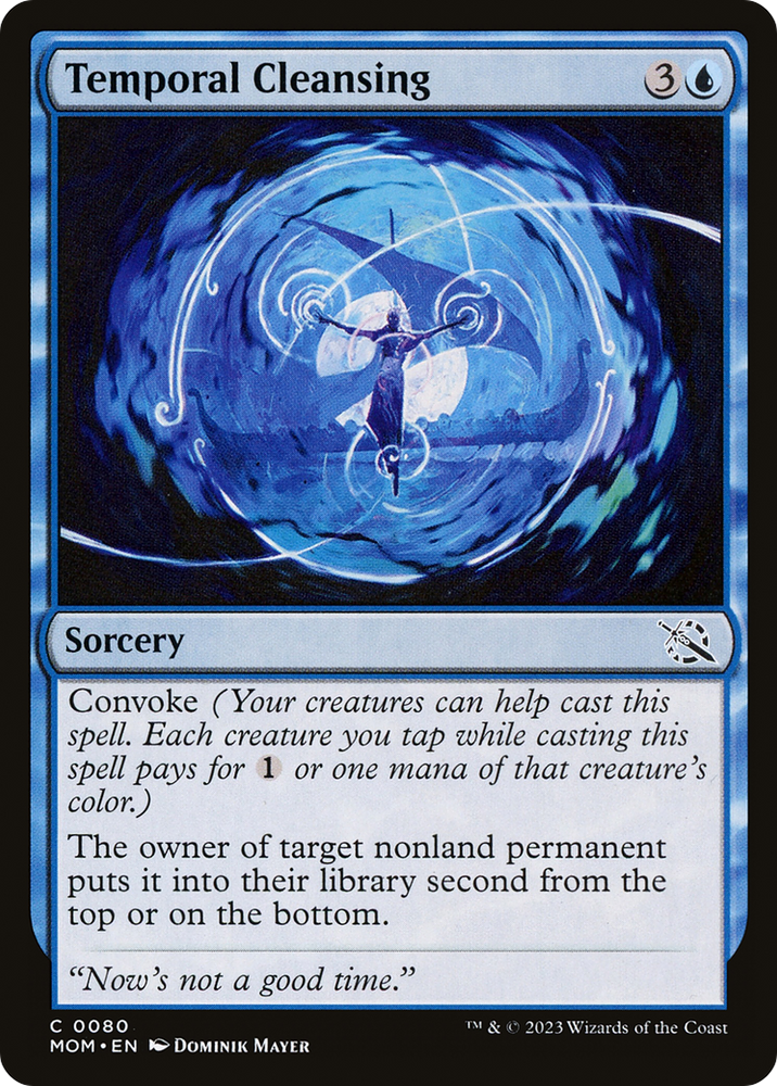 Temporal Cleansing [March of the Machine] Magic: The Gathering