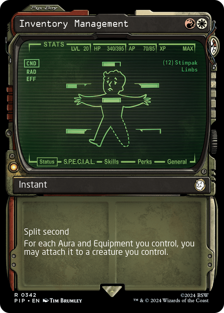 Inventory Management (Showcase) [Fallout] Magic: The Gathering