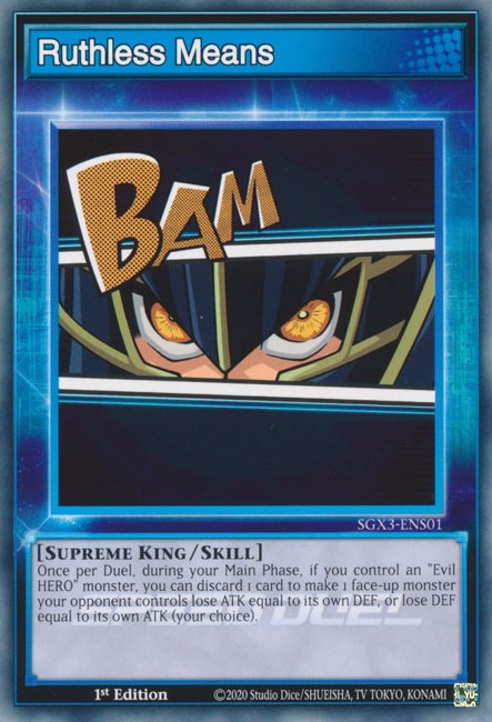 Ruthless Means [SGX3-ENS01] Common Yu-Gi-Oh!
