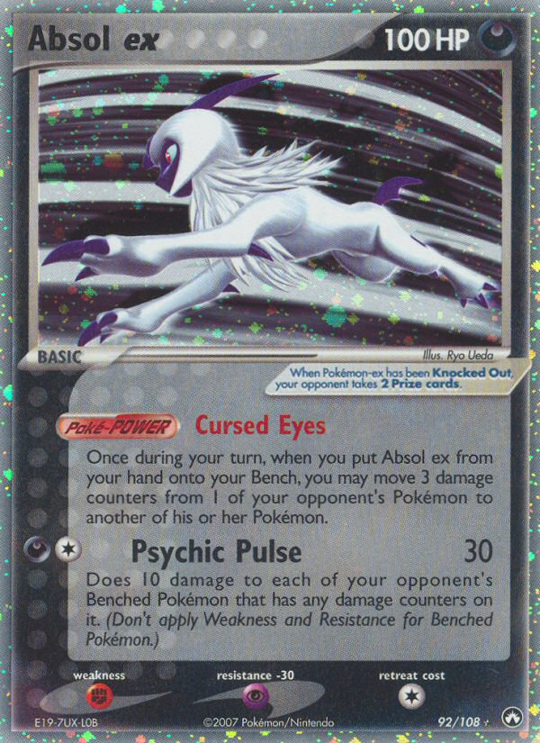 Absol ex (92/108) [EX: Power Keepers] Pokémon