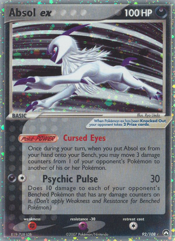 Absol ex (92/108) [EX: Power Keepers] Pokémon