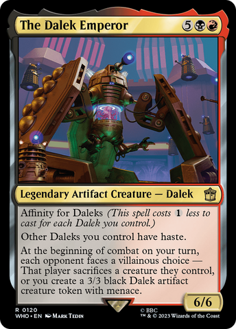 The Dalek Emperor [Doctor Who] Magic: The Gathering