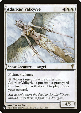 Adarkar Valkyrie [The List] Magic: The Gathering