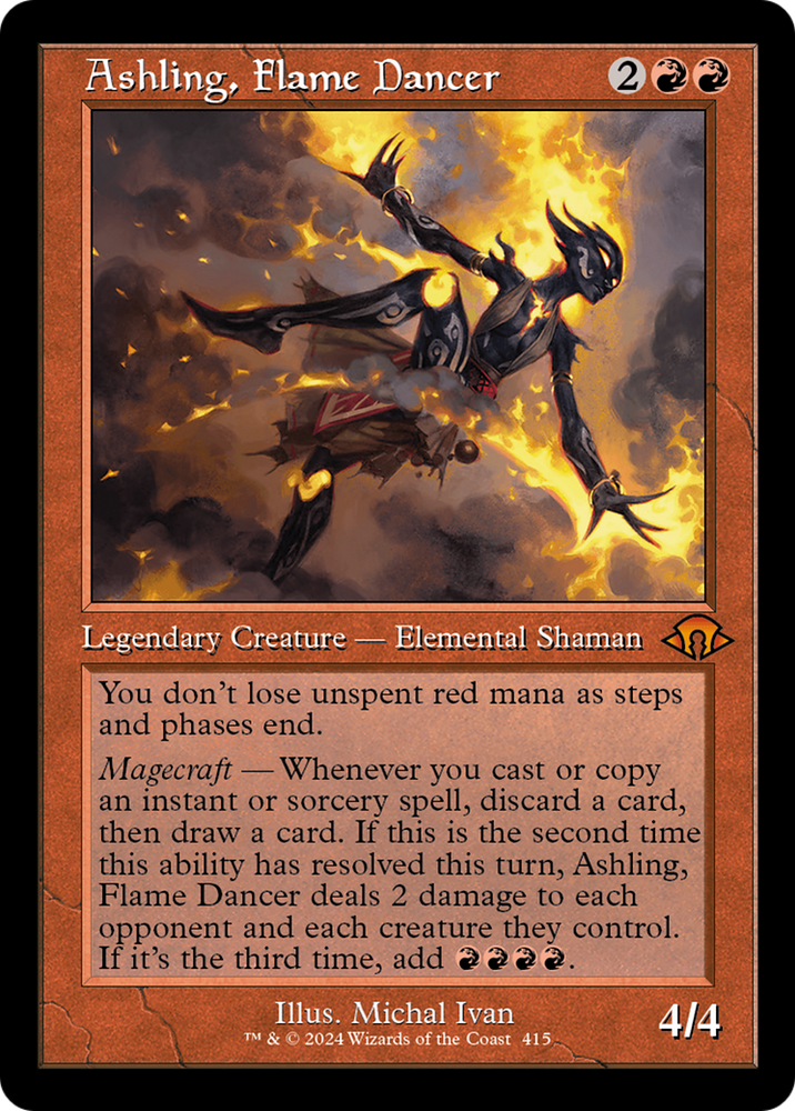 Ashling, Flame Dancer (Retro) [Modern Horizons 3] Magic: The Gathering