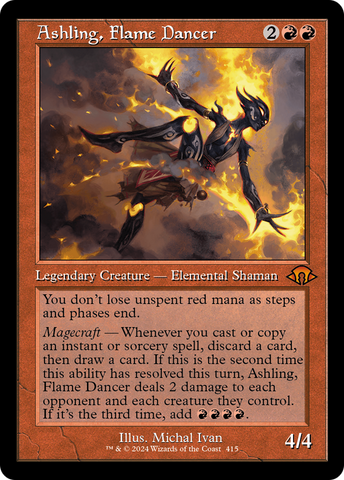 Ashling, Flame Dancer (Retro) [Modern Horizons 3] Magic: The Gathering