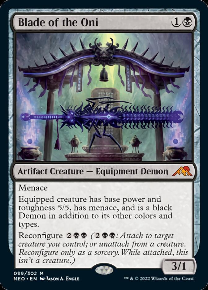 Blade of the Oni [Kamigawa: Neon Dynasty] Magic: The Gathering