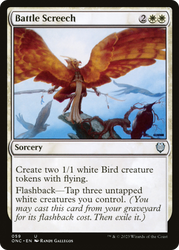 Battle Screech [Phyrexia: All Will Be One Commander] Magic: The Gathering