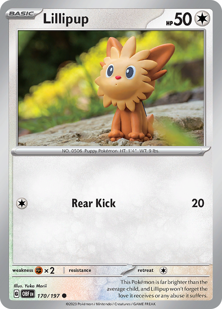 Lillipup (170/197) [Scarlet & Violet: Obsidian Flames] Pokémon