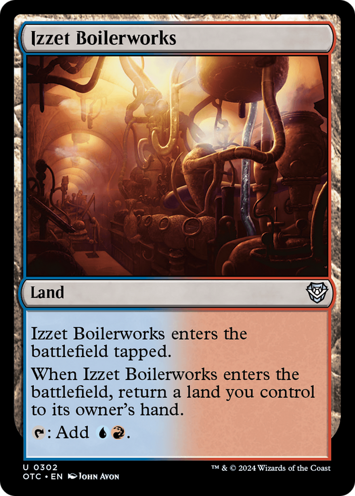 Izzet Boilerworks [Outlaws of Thunder Junction Commander] Magic: The Gathering