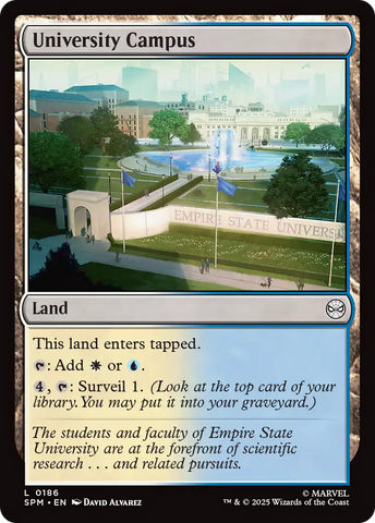 University Campus [Marvel's Spider-Man] Magic: The Gathering