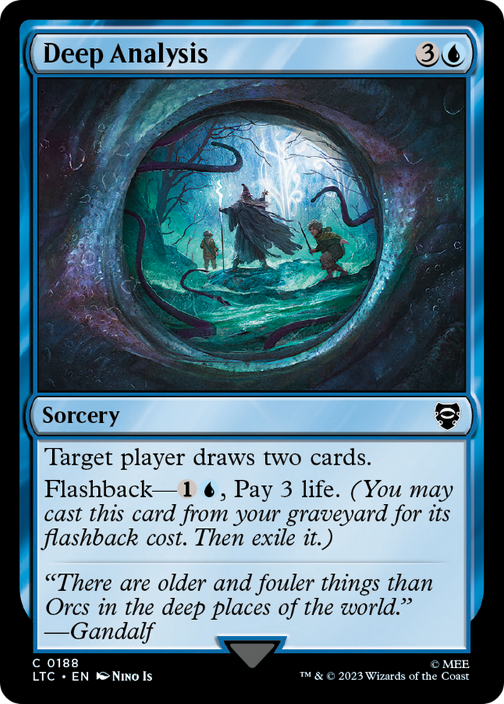 Deep Analysis [The Lord of the Rings: Tales of Middle-Earth Commander] Magic: The Gathering
