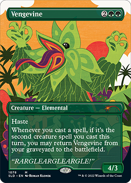 Vengevine (Borderless) [Secret Lair Drop Series] Magic: The Gathering