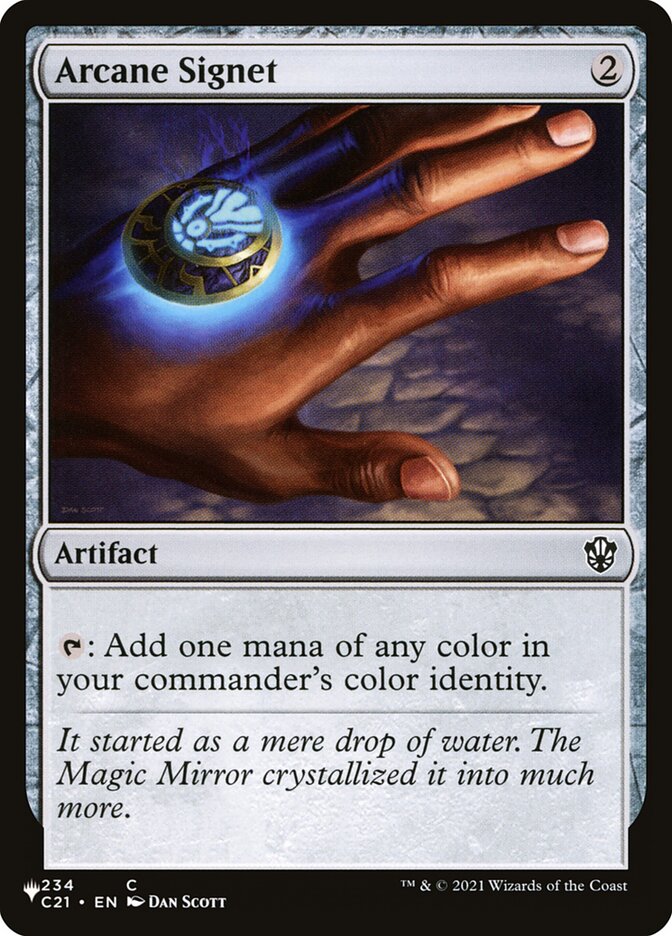 Arcane Signet [Secret Lair: Heads I Win, Tails You Lose] Magic: The Gathering
