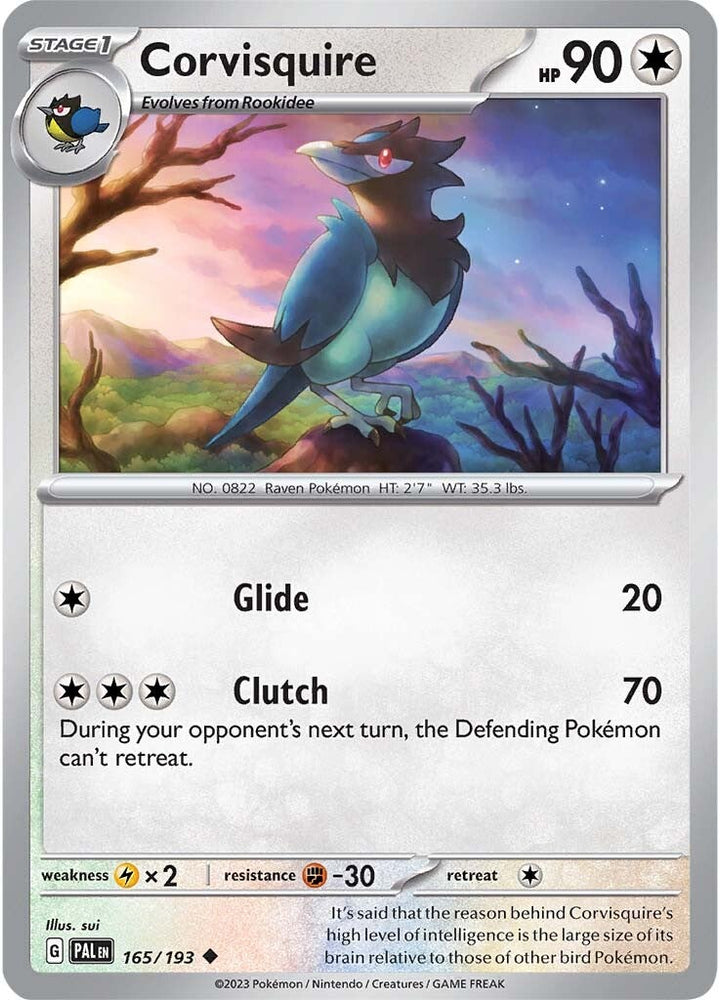 Corvisquire (165/193) [Scarlet & Violet: Paldea Evolved] Pokémon