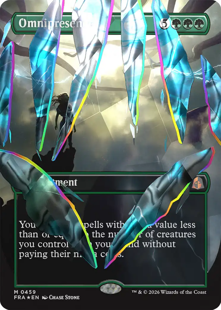 Omnipresence (Borderless) (Facet Foil) (0459) [Reality Fracture] Magic: The Gathering