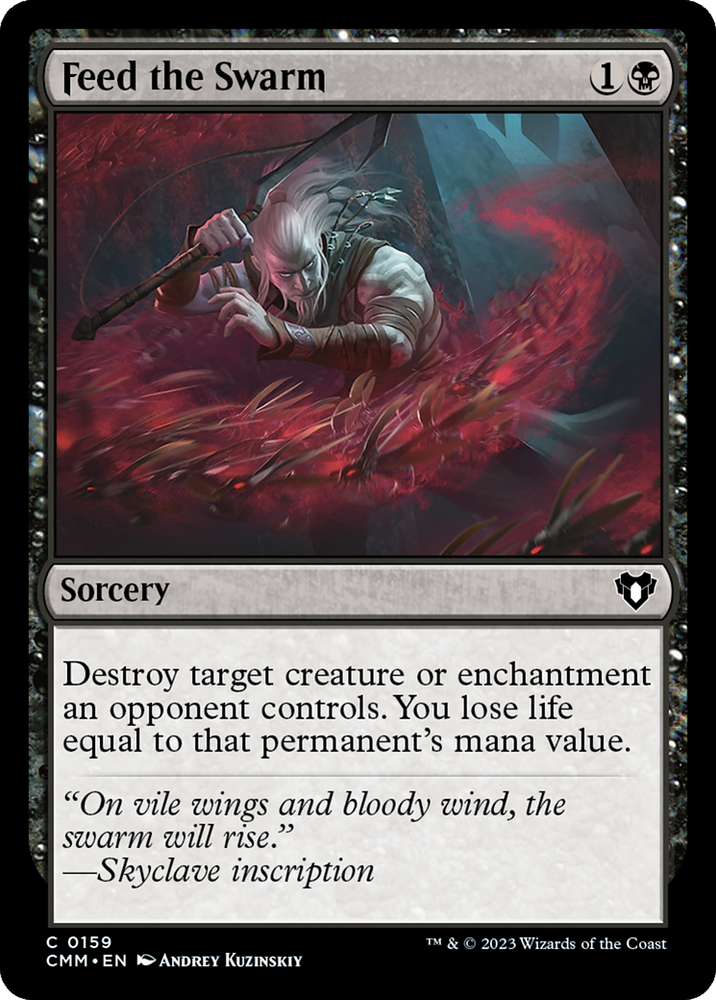 Feed the Swarm [Commander Masters] Magic: The Gathering