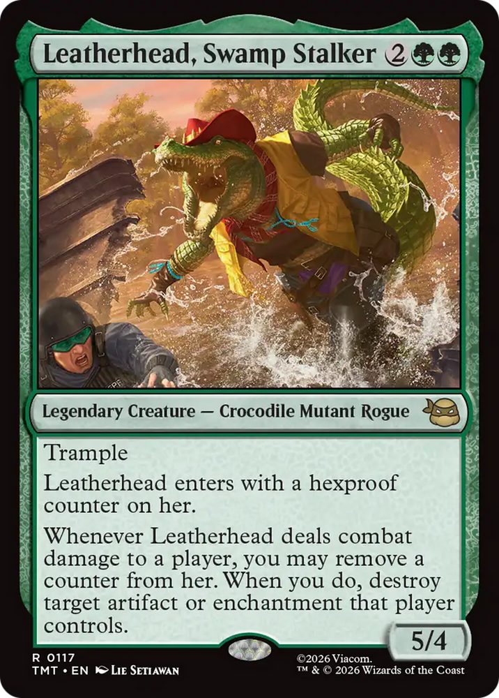 Leatherhead, Swamp Stalker [Teenage Mutant Ninja Turtles] Magic: The Gathering