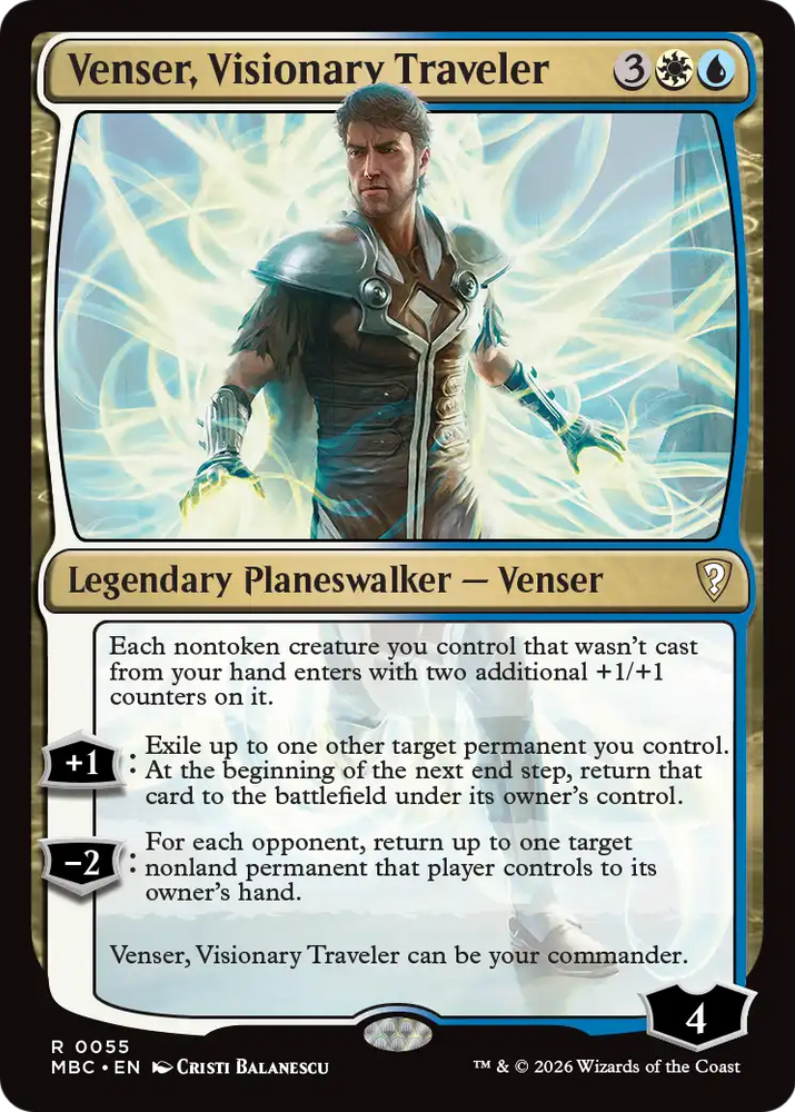 Venser, Visionary Traveler [Mystery Booster: Commander Edition] Magic: The Gathering