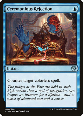 Ceremonious Rejection [Kaladesh] Magic: The Gathering