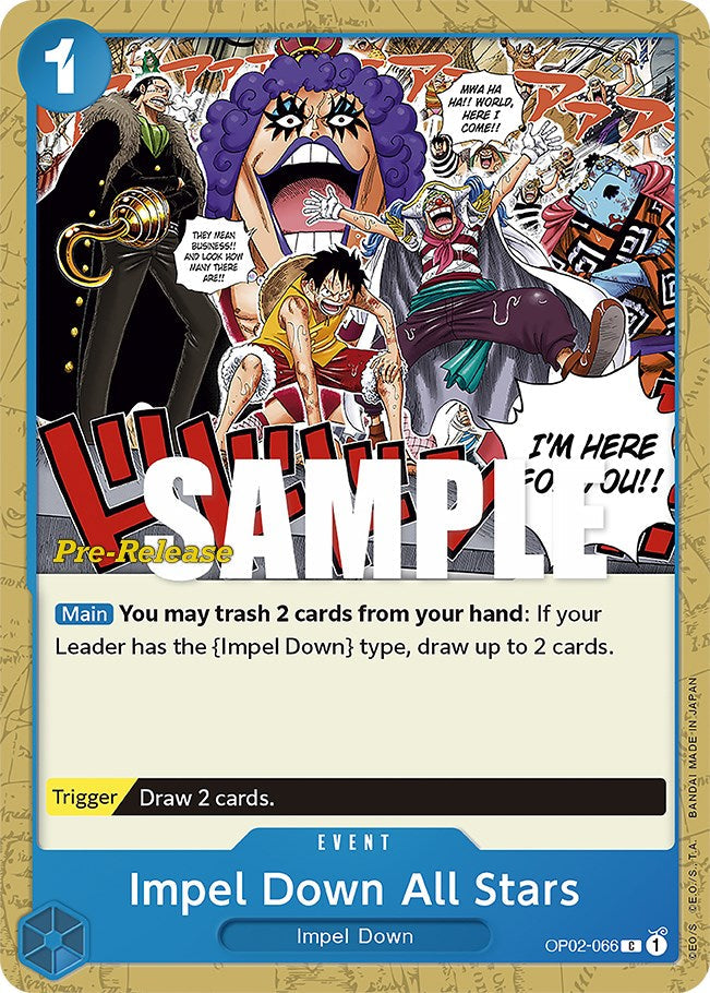 Impel Down All Stars [Paramount War Pre-Release Cards] Bandai